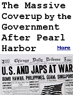 After the bombing of Pearl Harbor, the US government engaged in a massive cover-up to hide their foreknowledge of the attack.